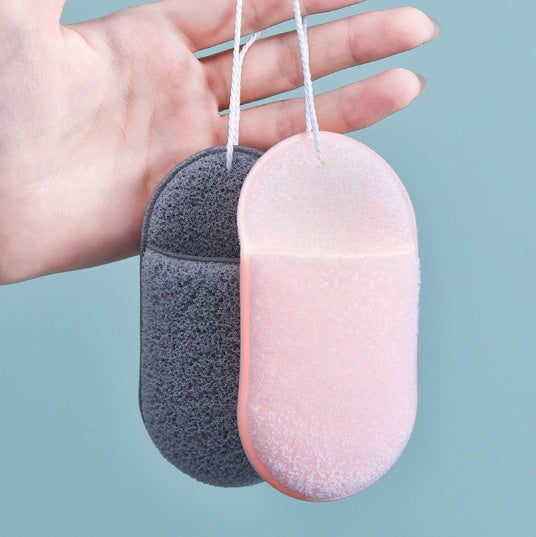 Esponja de Limpeza Facial para Dedos - Formato Gota/Oval