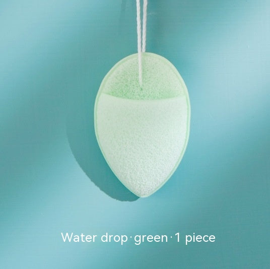 Esponja de Limpeza Facial para Dedos - Formato Gota/Oval